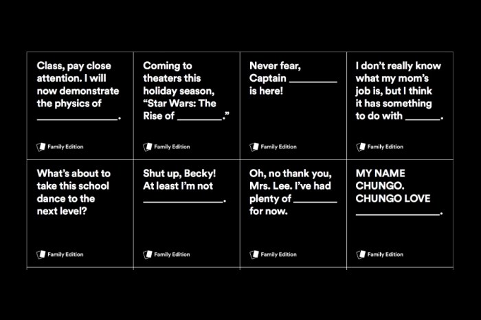 Cards against humanity black cards generator