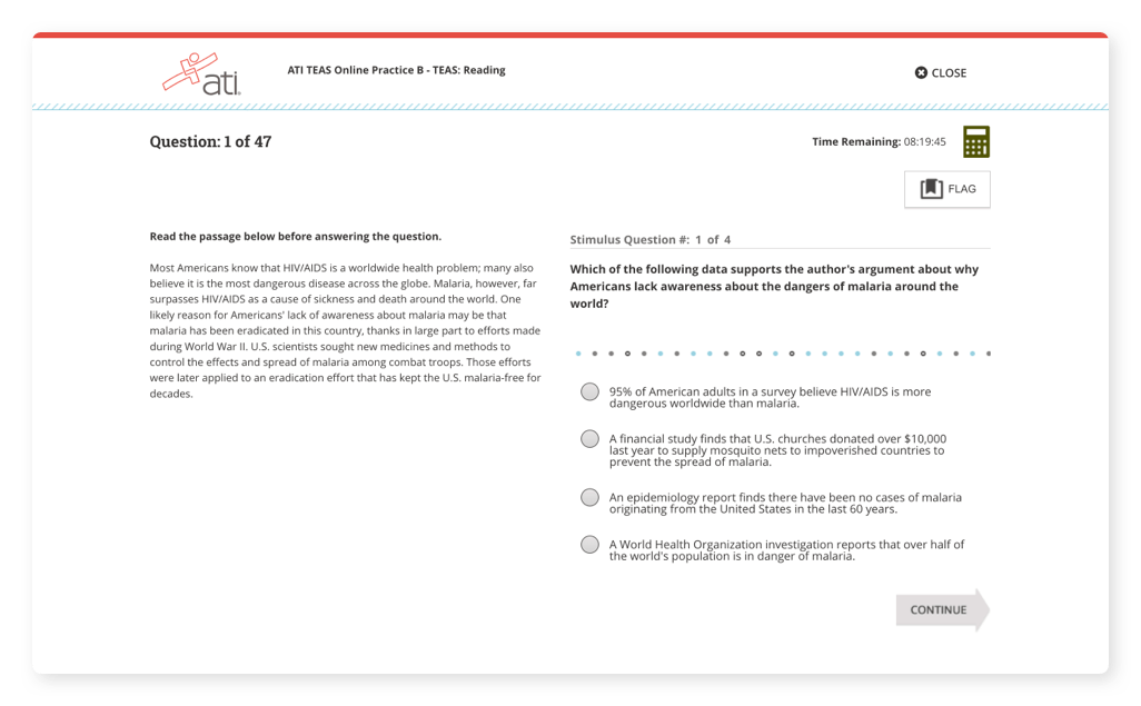 Ati nutrition practice test a 2019