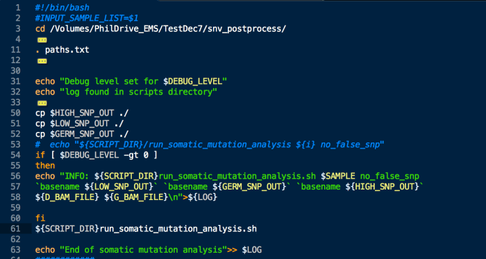 Lab 7-1: scripting in the bash shell