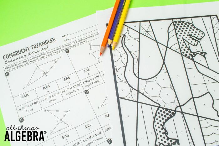 Area circumference and arcs coloring activity answer key