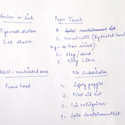 Data table 1 lab safety equipment alternatives quizlet