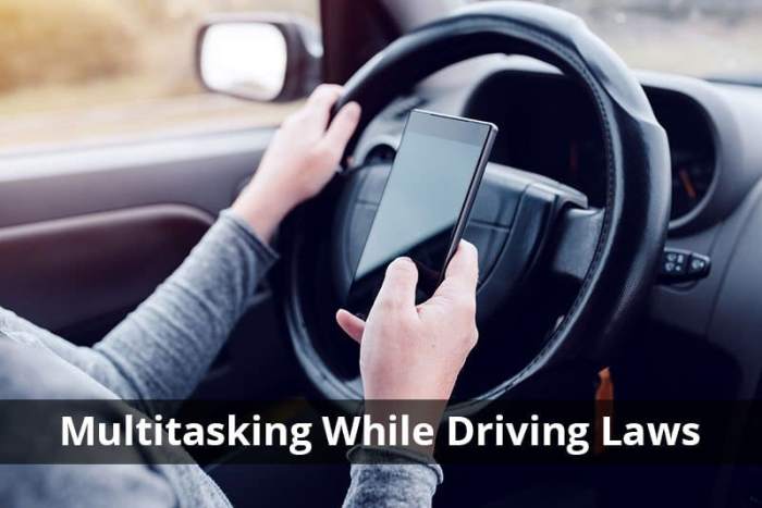 How can you successfully multitask while driving a vehicle