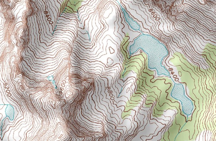 How does a topographic map help an architect